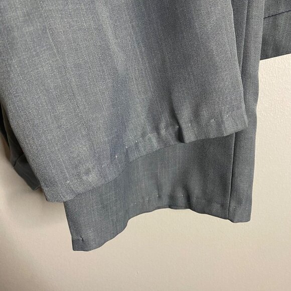 Le Suit Women's Heather Blue Straight Leg Ankle Pants - Picture 8 of 8